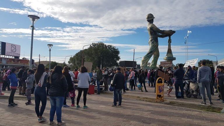 protesta por falta de agua