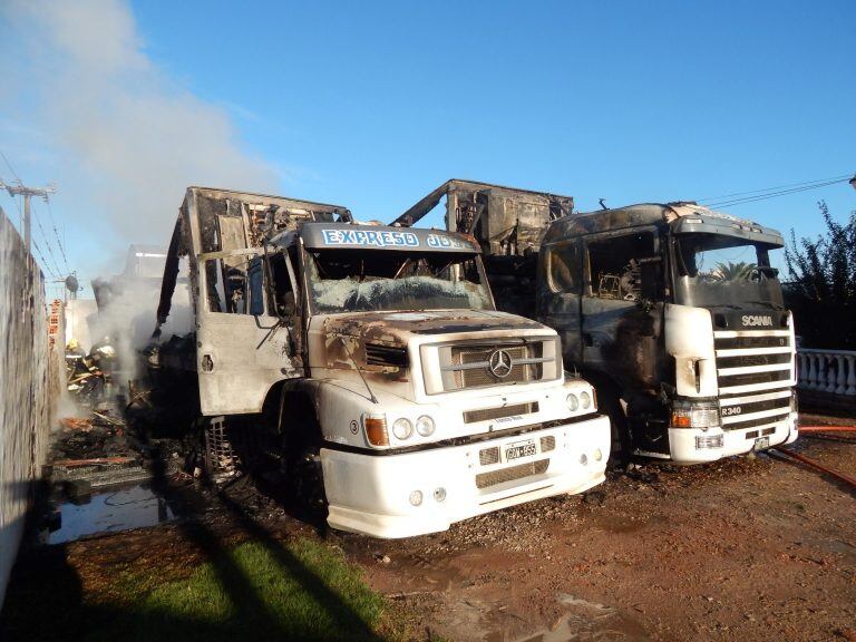 Incendio en Gualeguay
Crédito: Policía Gualeguay