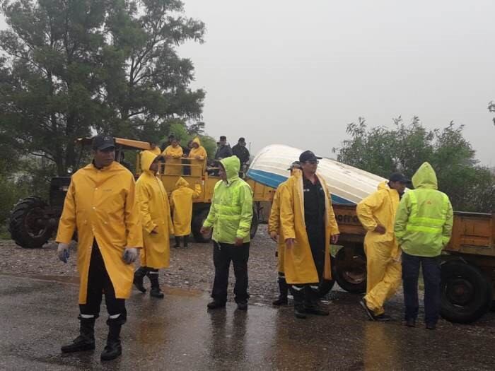 Apolinario Saravia, después de la tormenta de este martes. (Web)