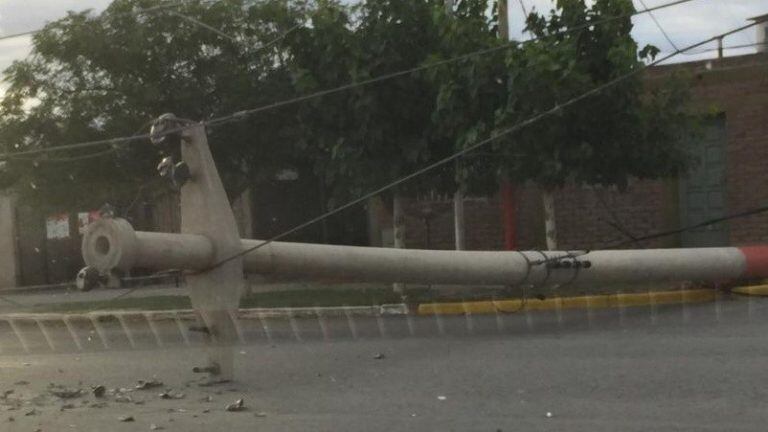 Así amaneció San Juan tras el fuerte viento.