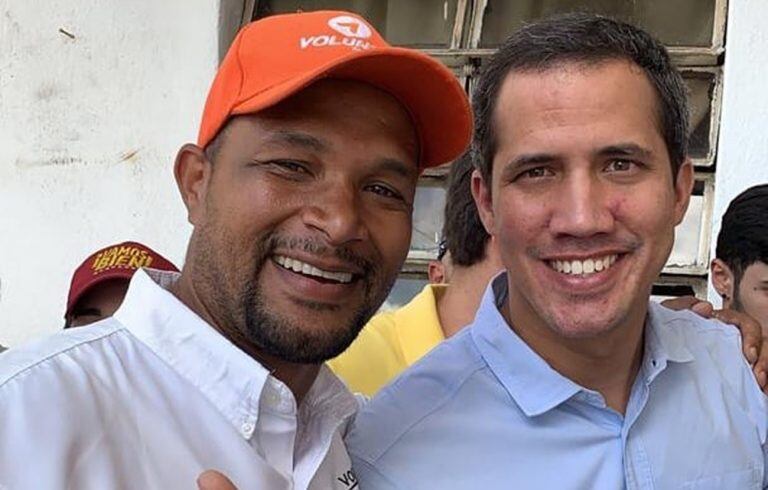 Edmundo Rada y Juan Guaidó. (Foto: Web)