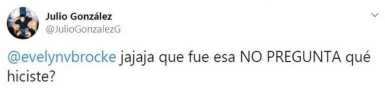 Las burlas a Evelyn von Brocke por la "pregunta" al presidente (Captura Twitter)