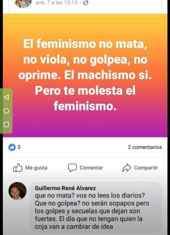 Las capturas de pantalla generaron una respuesta institucional tanto en la Universidad del Litoral como en la Municipalidad. (Facebook)