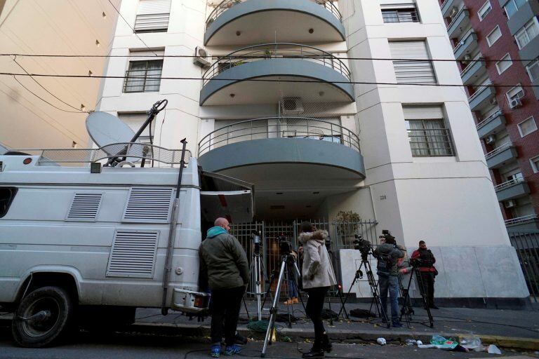 El departamento donde encontraron a Inés, en el barrio porteño de Caballito.