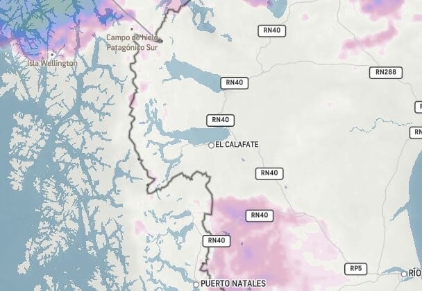 Clima en El Calafate.