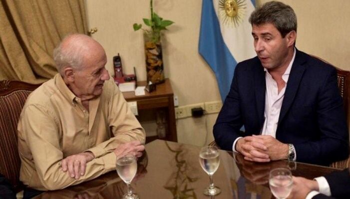 Sergio Uñac reunido con Roberto Lavagna.