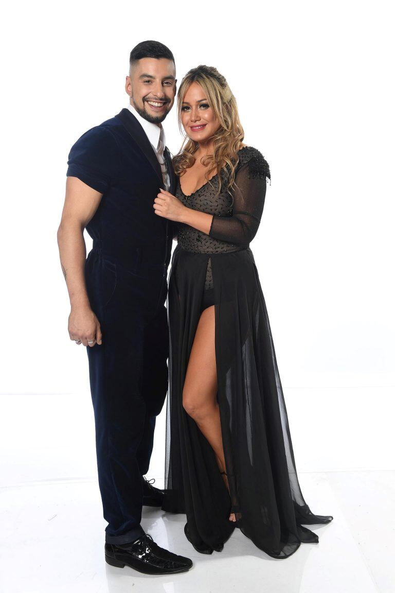 Damián García y Karina “La Princesita” Tejeda (Fotos: Prensa LaFlia)