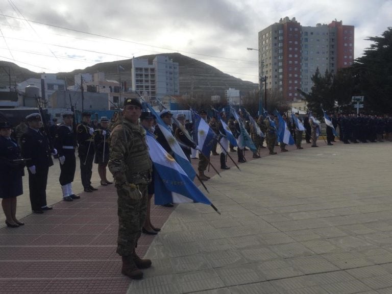 Acto aniversario Gral San Martín.