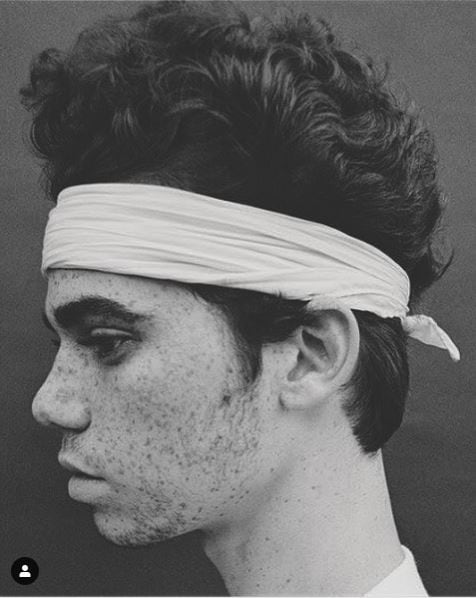 La última foto que el actor subióo a las redes sociales. (Instagram/@thecameronboyce)