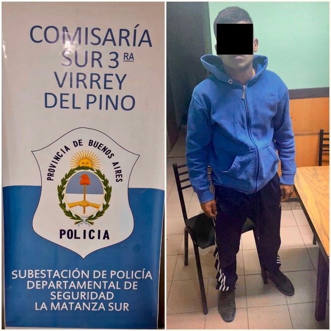 Un detenido por el asesinato en Virrey del Pino (Twitter)