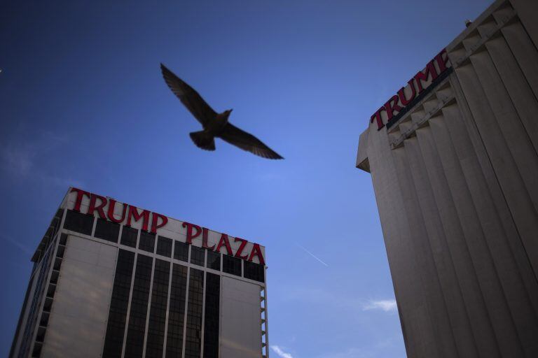 Trump Plaza Hotel y Casino, uno de los dos casinos del Trump Entertainment Resorts, in Atlantic City, New Jersey