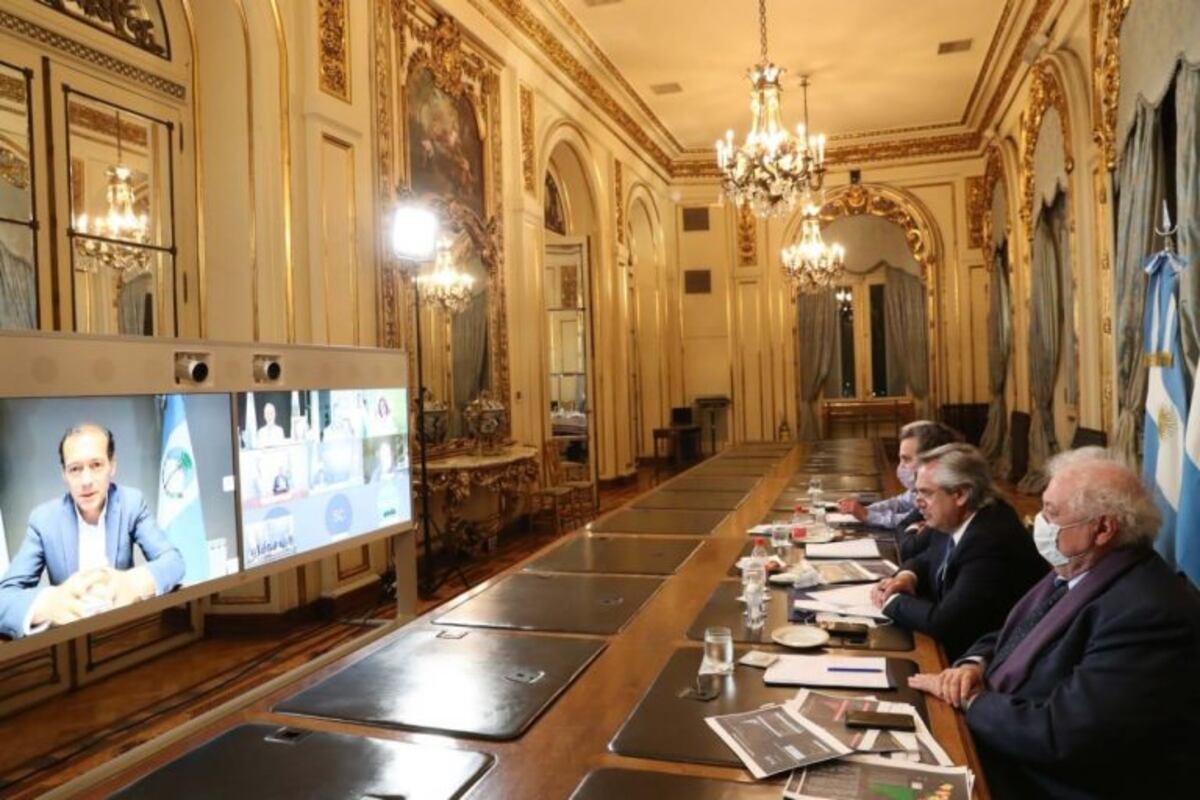 Alberto Fernández se reunió con gobernadores para definir la nueva fase de la cuarentena