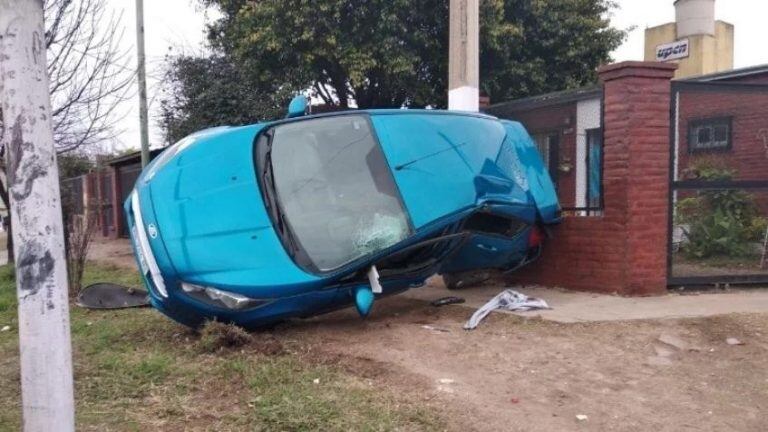 El accidente se produjo en Avellaneda y Segui.