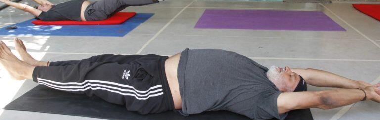 Luis Herrera también padeció diabetes y contó que la yoga ayudó a mejorar su calidad de vida.