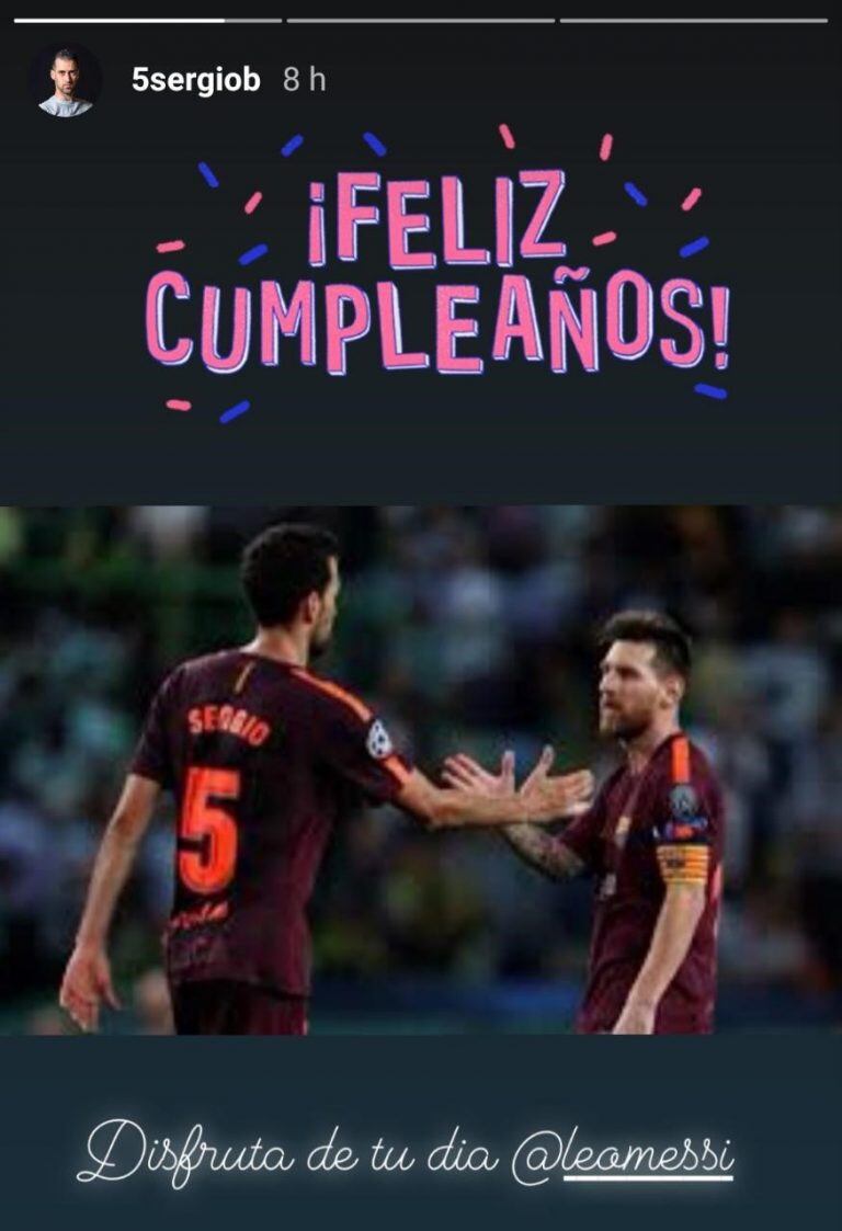 Leo Messi cumple años y el mundo del fútbol lo celebra junto a él (Foto: captura Instagram)