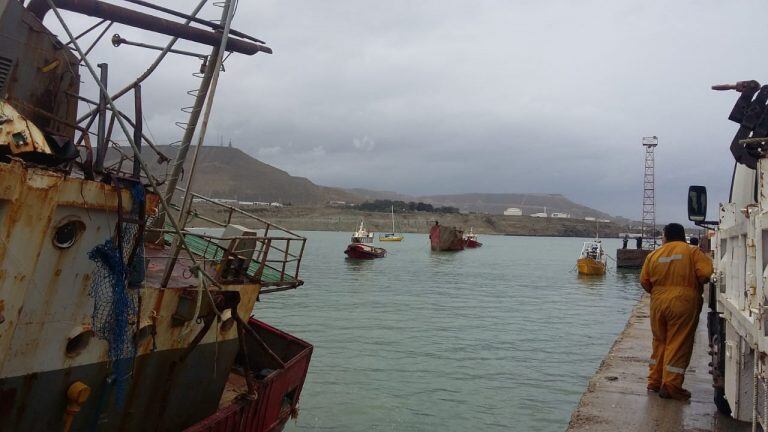 Ese 27 de julio de 2014, el Cormorán cortó las amarras en medio de un temporal.