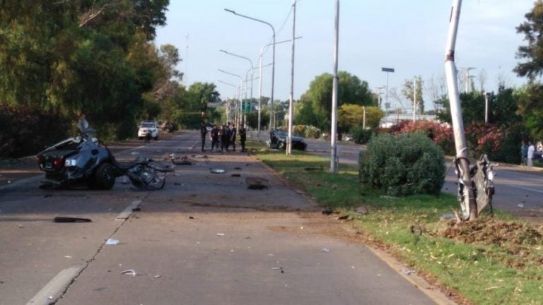 Fatal accidente en acceso Norte entre Pascual Segura y Manuel A. Sáenz