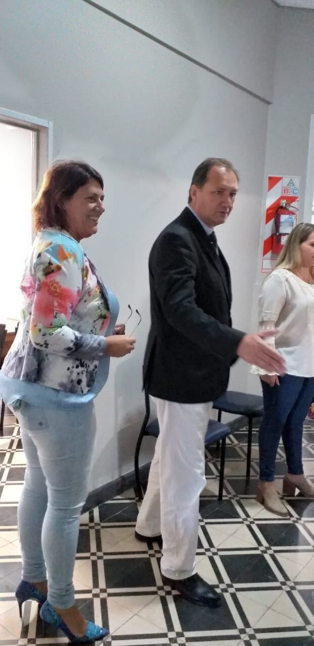 Dellarossa y Crescente presentes en la apertura de las nuevas oficinas.