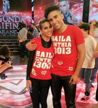 Cinthia Fernández mostró sus dotes para el baile en el Bailando.