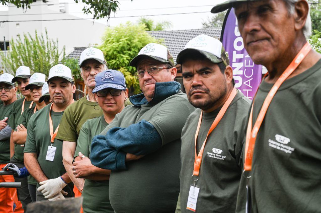 Programa “Plazas Cuidadas” en Arroyito