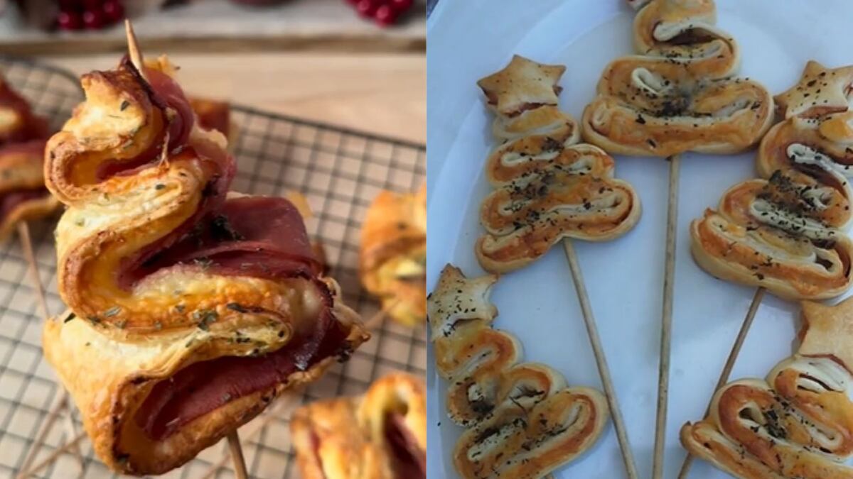 Arbolitos de jamón y queso para Navidad: la receta viral de TikTok fácil, económica y con pocos ingredientes