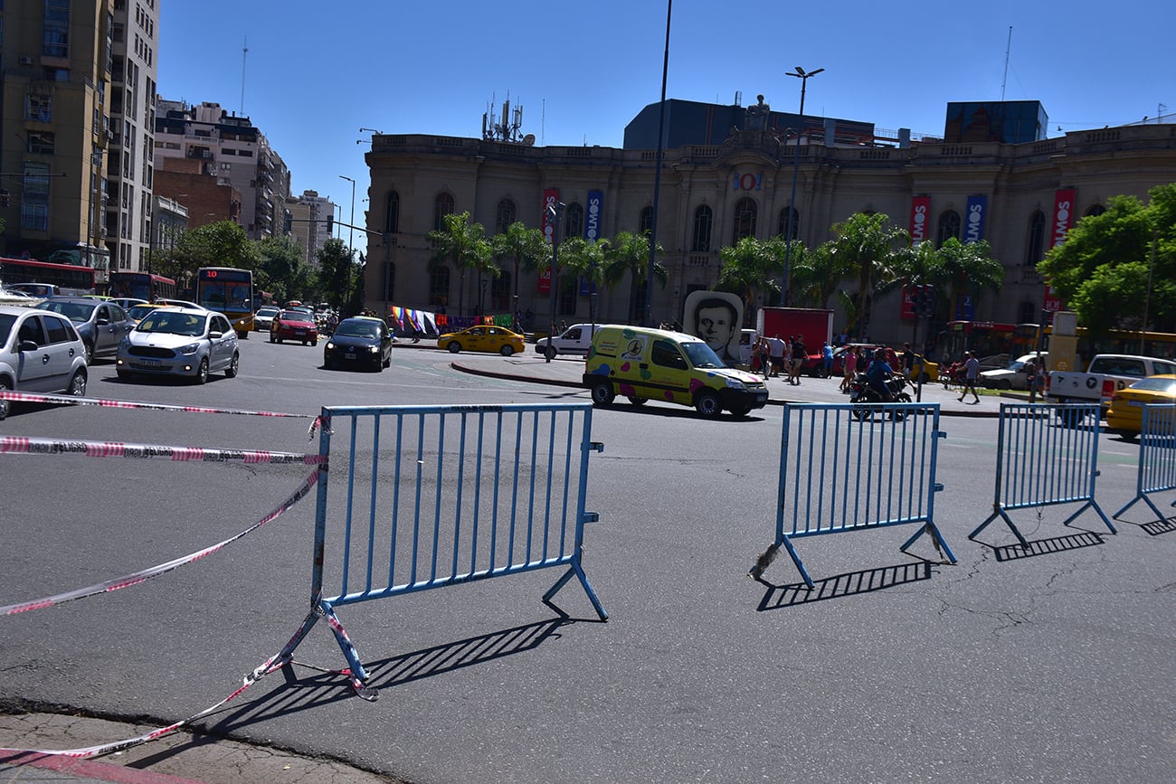 La avenida Hipólito Yrigoyen se verá afectada por la marcha universitaria.