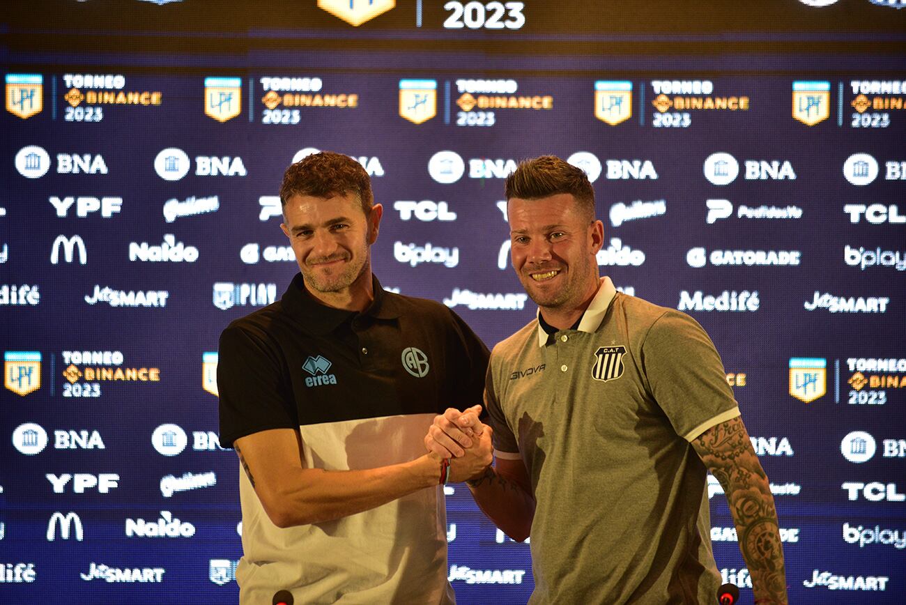 Conferencia de prensa por el clásico Belgrano Talleres Vegetti y Herrera (Ramiro Pereyra /La Voz) 