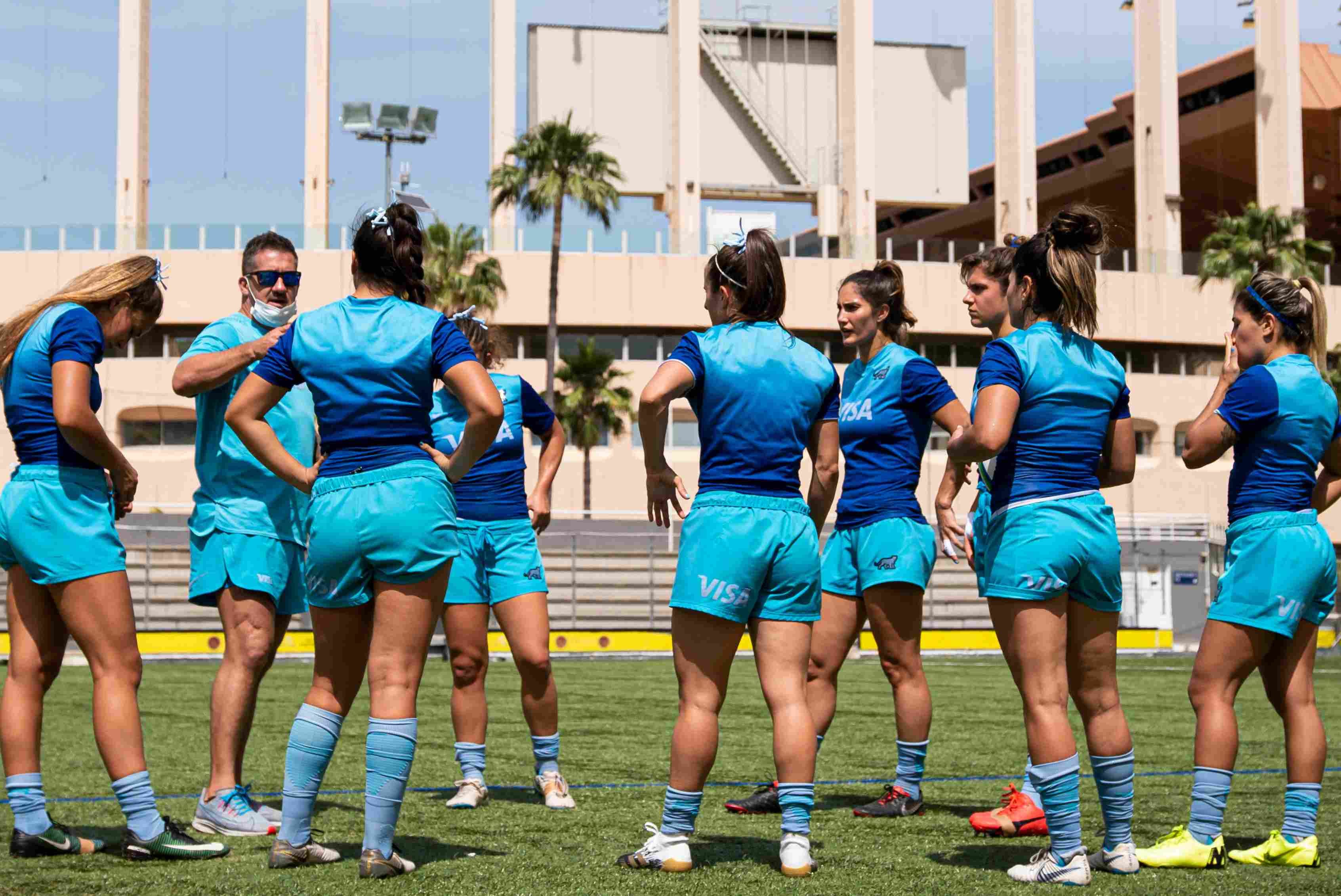 El seleccionado argentino femenino de rugby seven buscará una plaza mundialista en el torneo Valentín Martínez. (Prensa UAR)