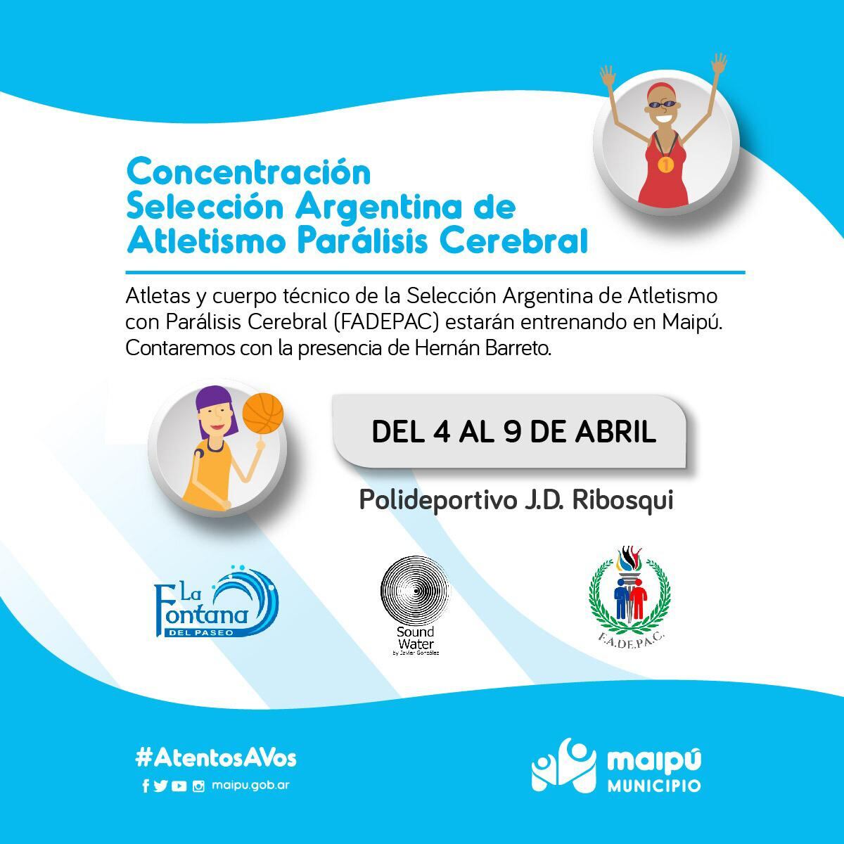 Invitación para las actividades del Congreso Nacional de Deporte Paralímpico y Diversidad.