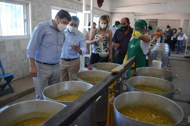 Daniel Arroyo durante una visita a Misiones