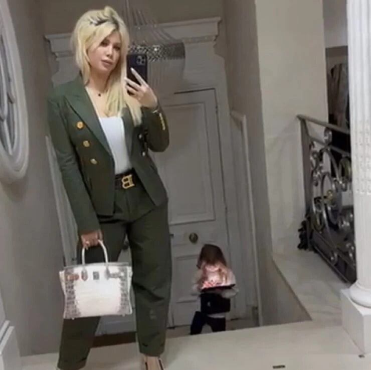 Wanda Nara mostró el Himalaya Birkin en las redes sociales