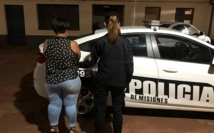 Oberá: una mujer detenida por violencia física contra su pareja.