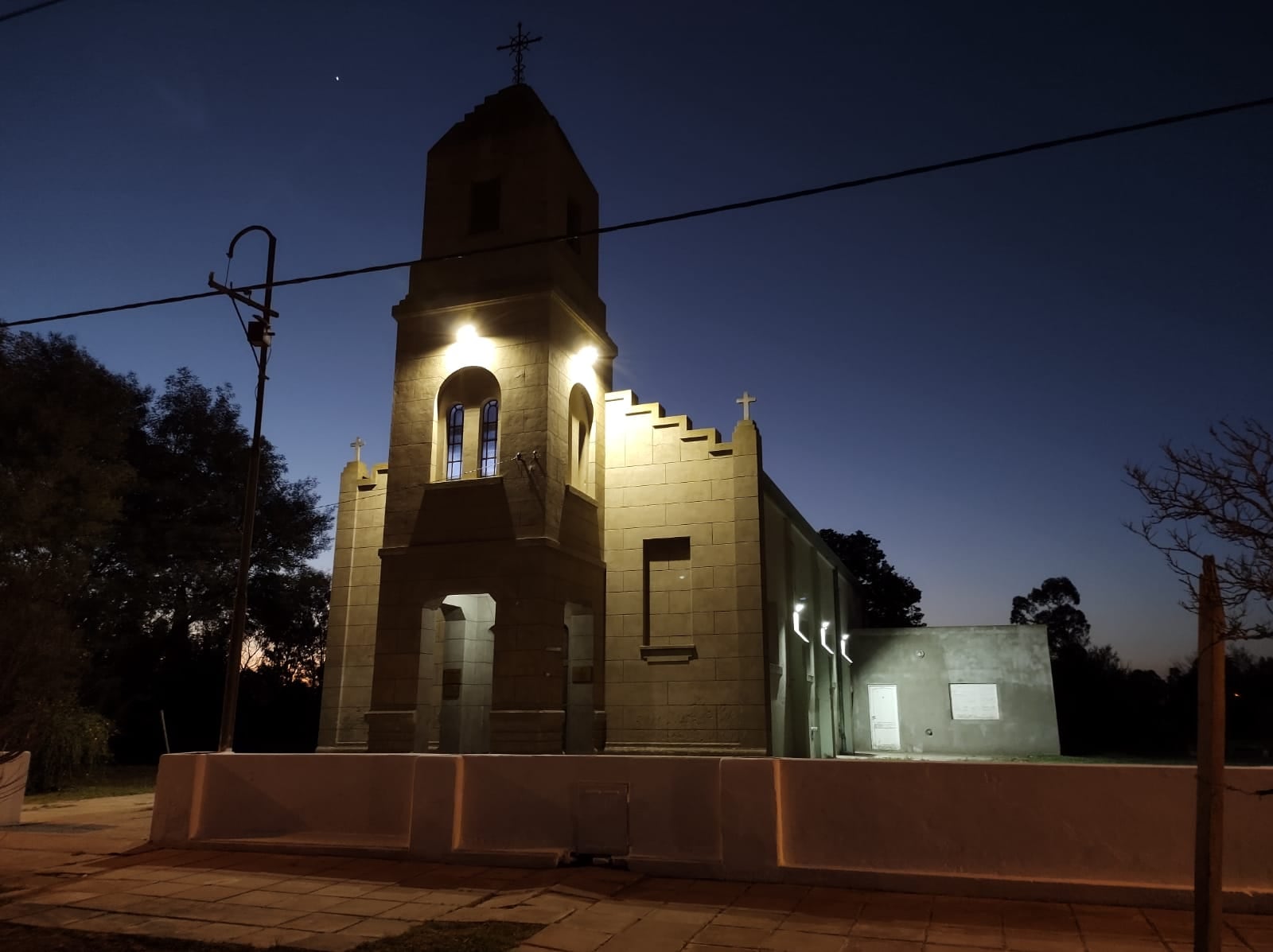 El intendente Sánchez asistió a una misa en Copetonas