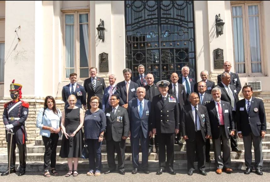 Encuentro de Héroes de Malvinas en Buenos Aires.