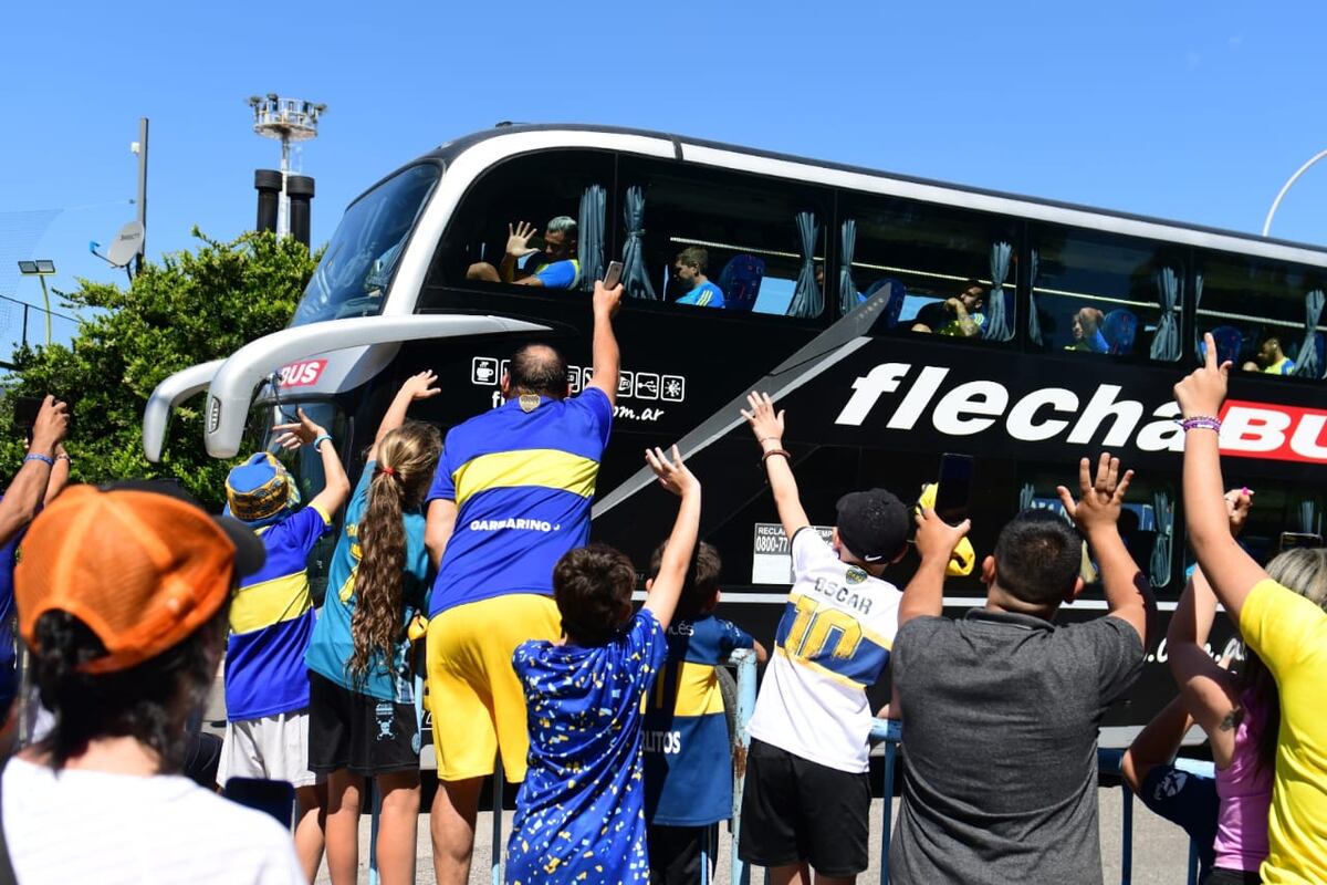 Así llegó el plantel de Boca a Córdoba para el amistoso con Talleres: la probable formación
