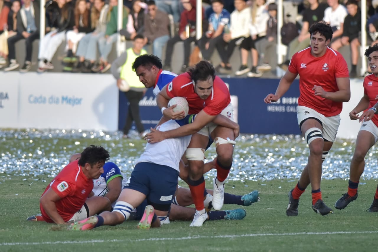 Dogos XV y Yacare XV, por la primera fecha del Súper Rugby Américas en cancha del Tala RC. (Facundo Luque / La Voz)