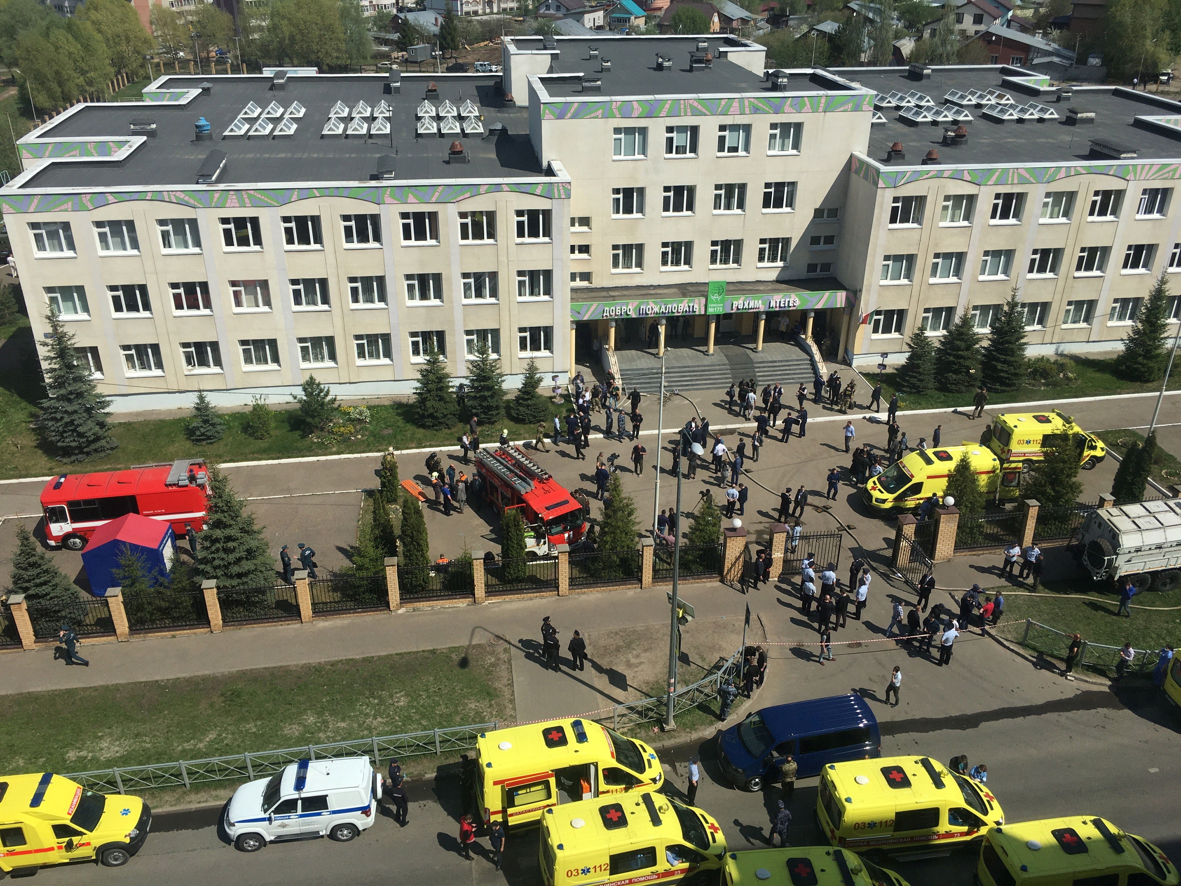 Tiroteo en una escuela de Kazan, Rusia