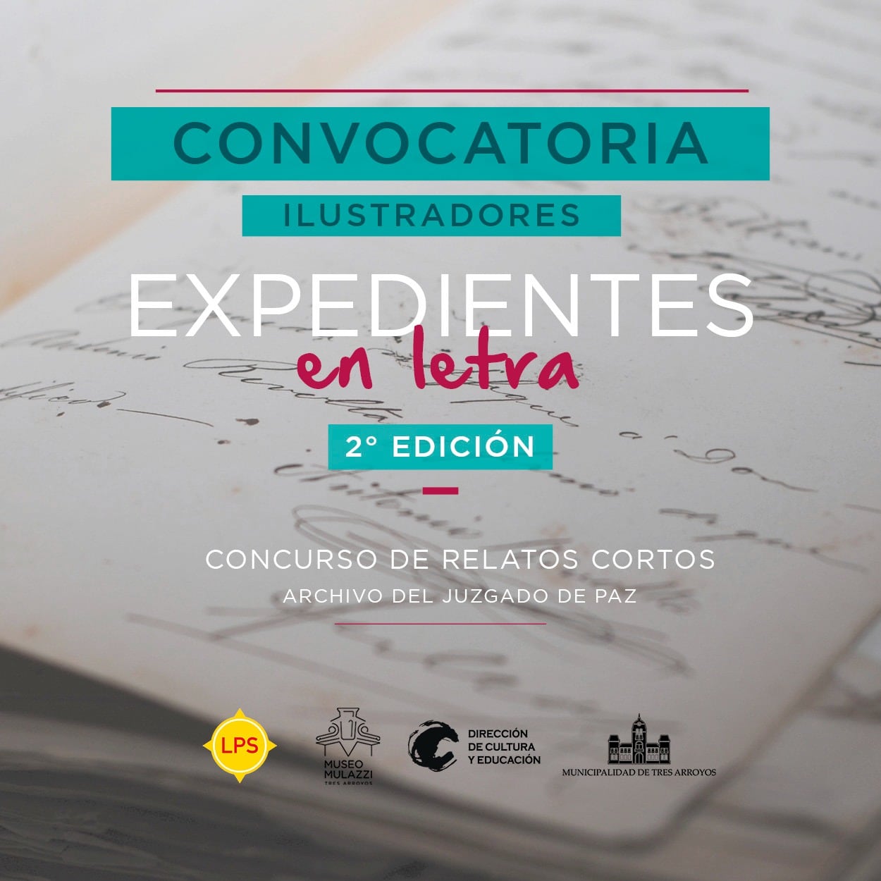 Convocatoria a ilustradores de Tres Arroyos para “Expedientes en letra”