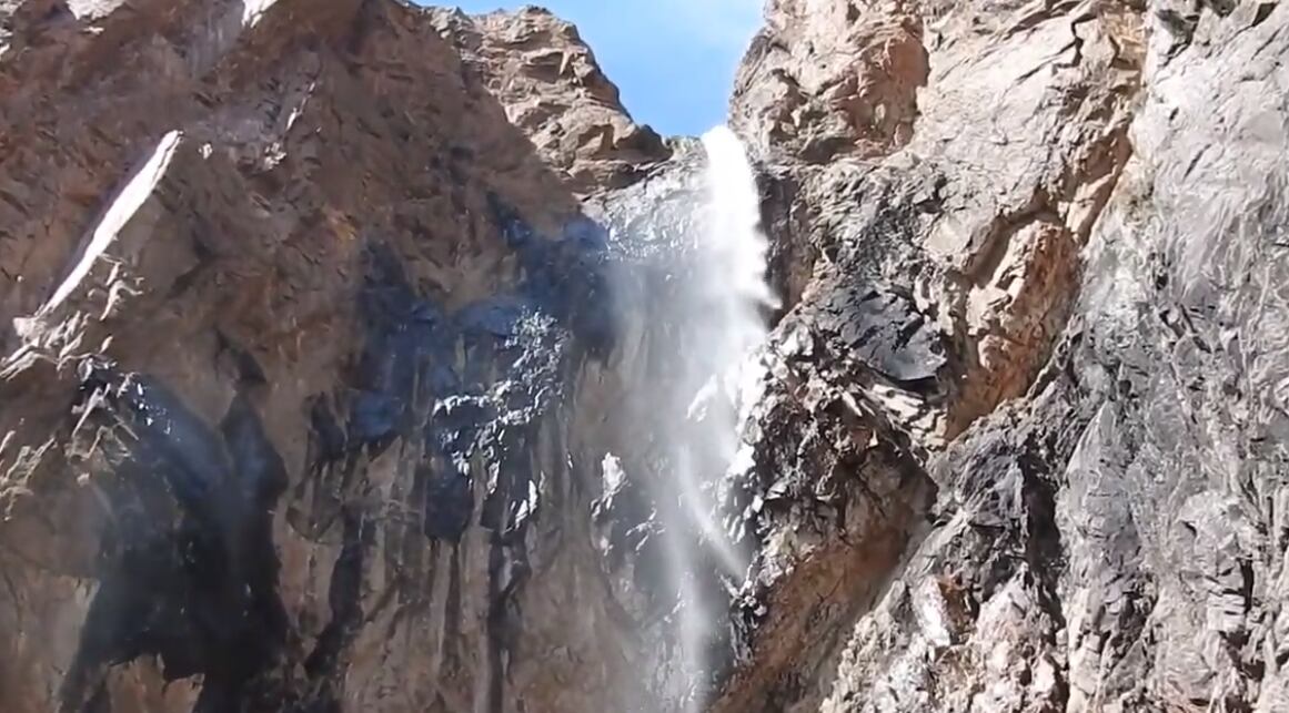 El Chorro de la Vieja, Tunuyán.