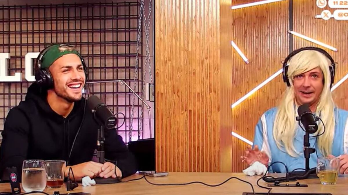 Se puso nerviosa: el desopilante encuentro entre Caro Pardíaco y Leandro Paredes que terminó en el piso