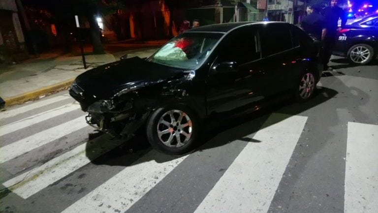 Fabricio F. no pudo evitar la colisión con la Ford Ranger en la zona sur. (@minsegsf)