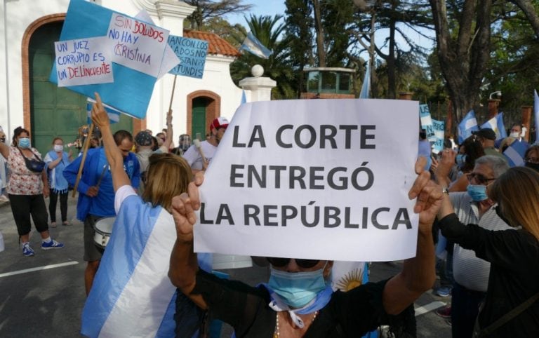 Un nuevo banderazo en contra del Gobierno (Foto: Clarín)