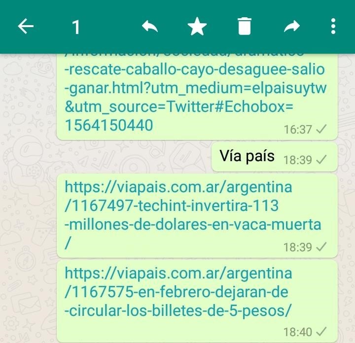 La aplicación de mensajería móvil agrandó el rango para eliminar los mensajes de texto.