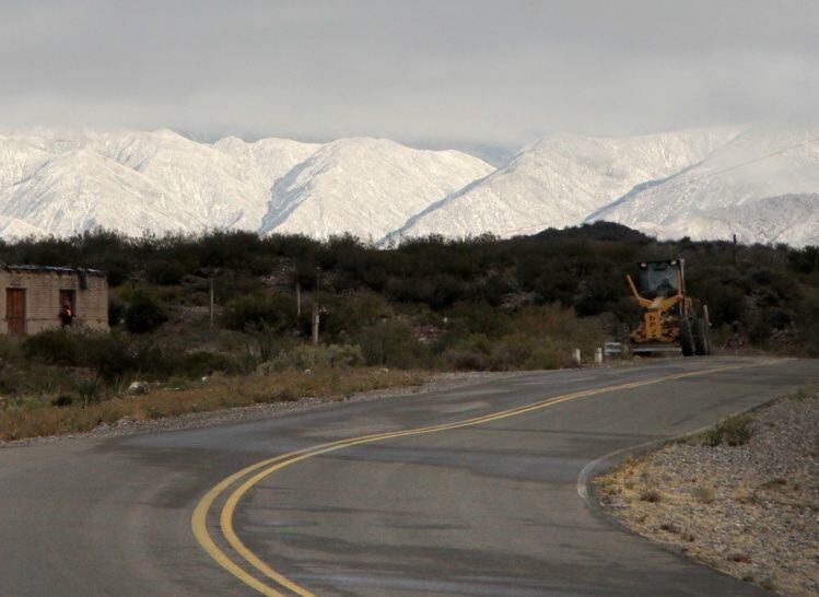 Repavimentación y mejoras en la Ruta 153.