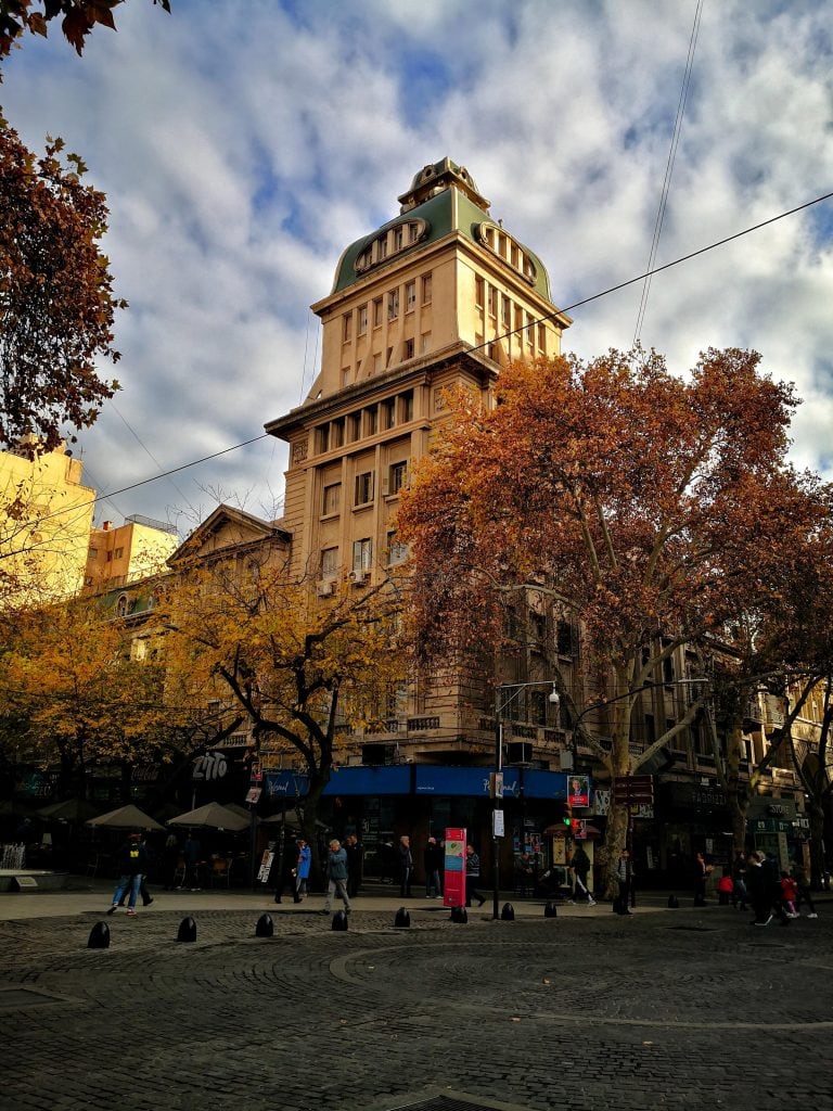 San Martín y Peatonal, año 2020.