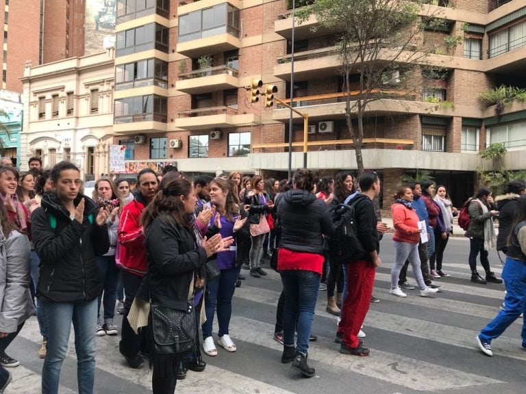 Entes de Carlos Paz participaron de la movilización en Córdoba