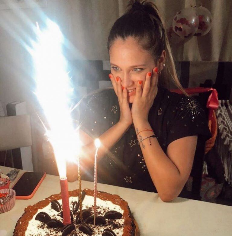 Barbie Vélez cumplió el jueves pasado 26 años y lo festejó en cuarentena y en familia en la casa de su mamá.