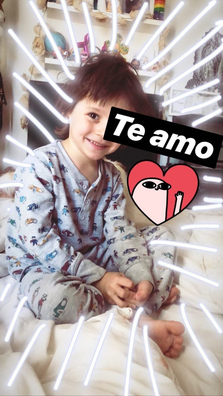 Saludos de Cande Tinelli