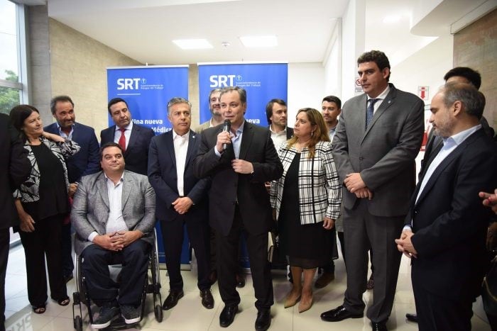 Cornejo y Triaca inauguraron la comisión técnica de la SRT en Mendoza