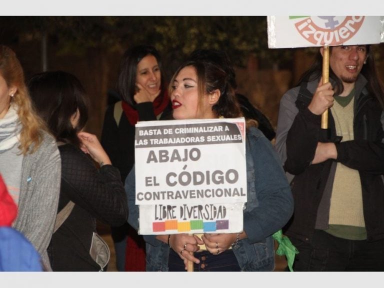 Marcha por Yamila Pérez.